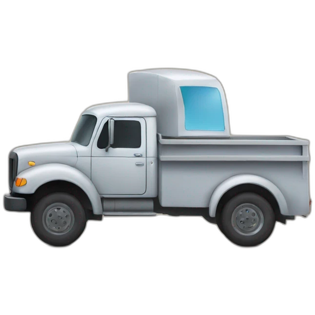 Chat dans un camion emoji