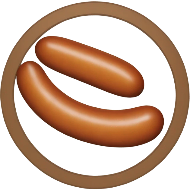 Sausage emoji