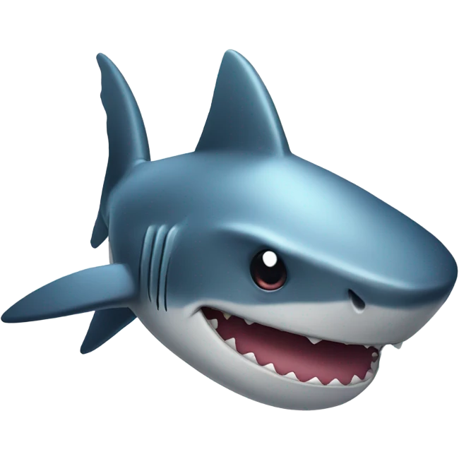 Shark with a star on its body emoji