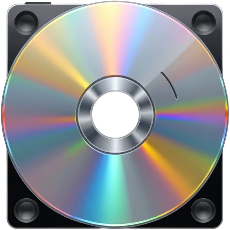 mac os compact disc audio note emoji