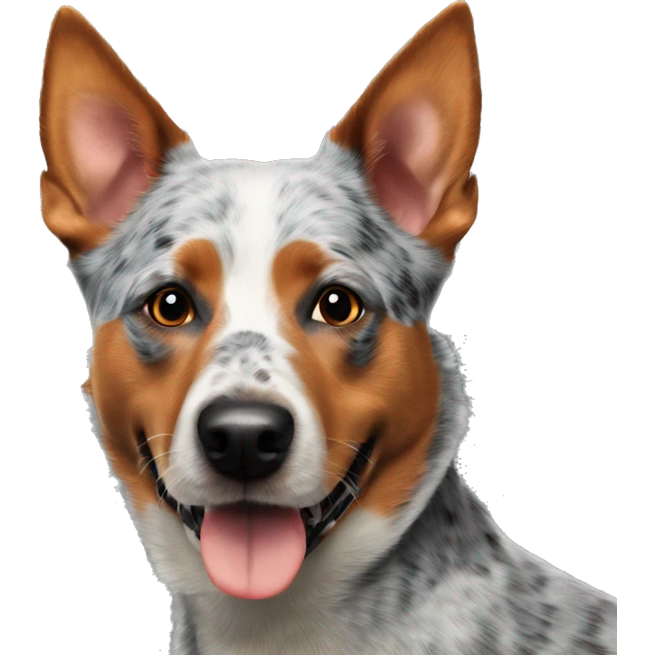 Australian cattle dog red heeler emoji