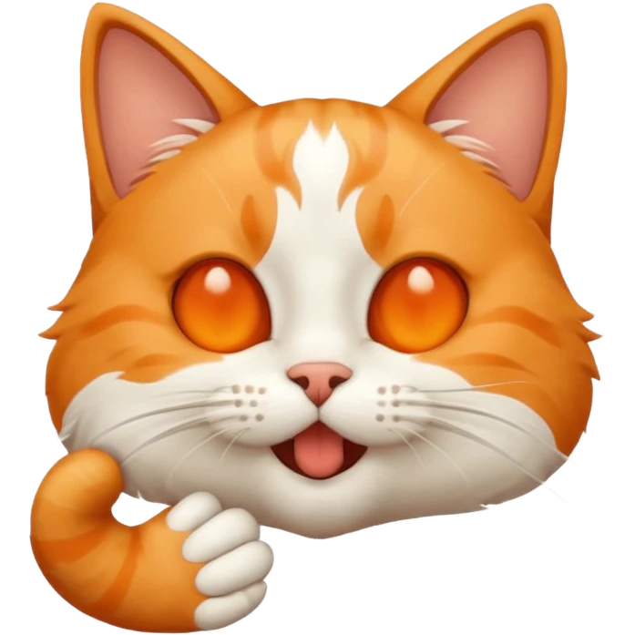 nose picking cat emoji