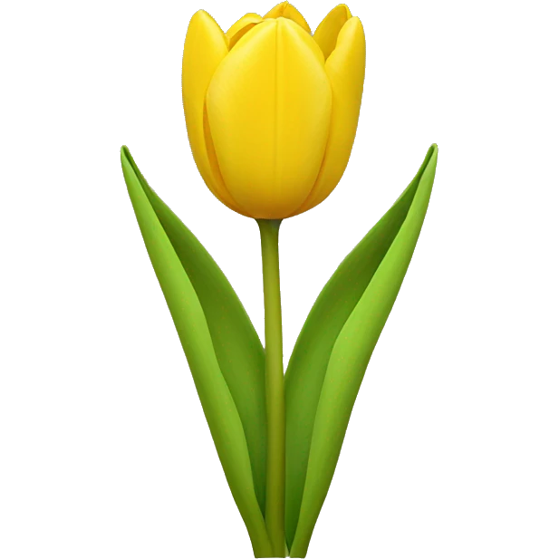 An emoji of yellow tulips with green stems emoji