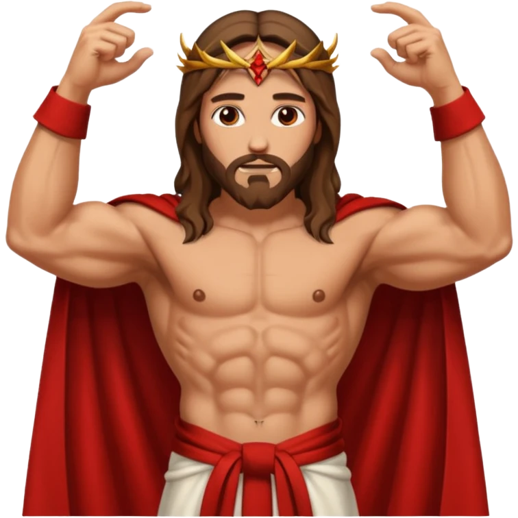 Jesus defeated the devil emoji