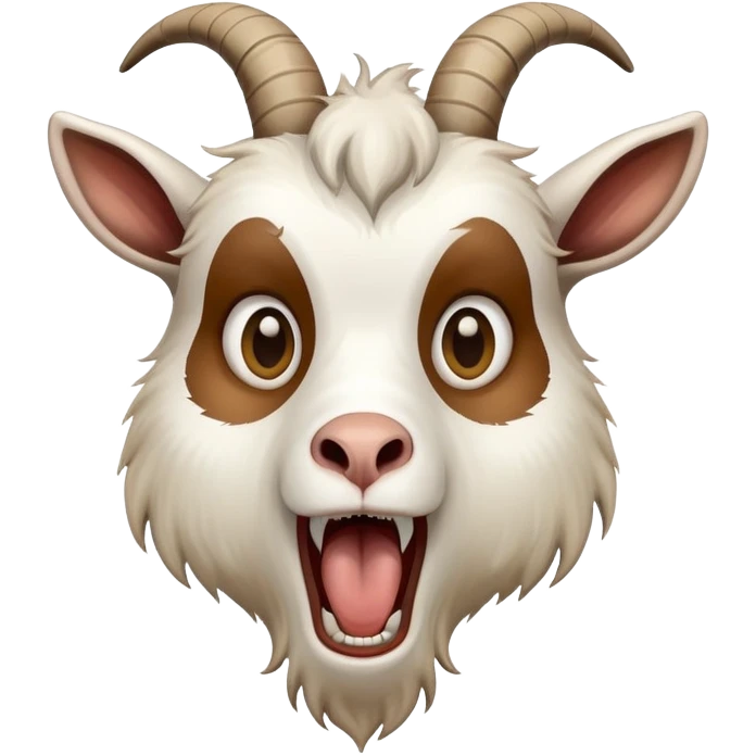 Screaming goat emoji