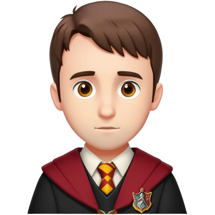 neville longbottom wear hogwarts gryfindor unifrm emoji