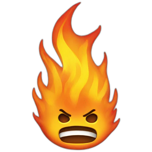 on fire emoji