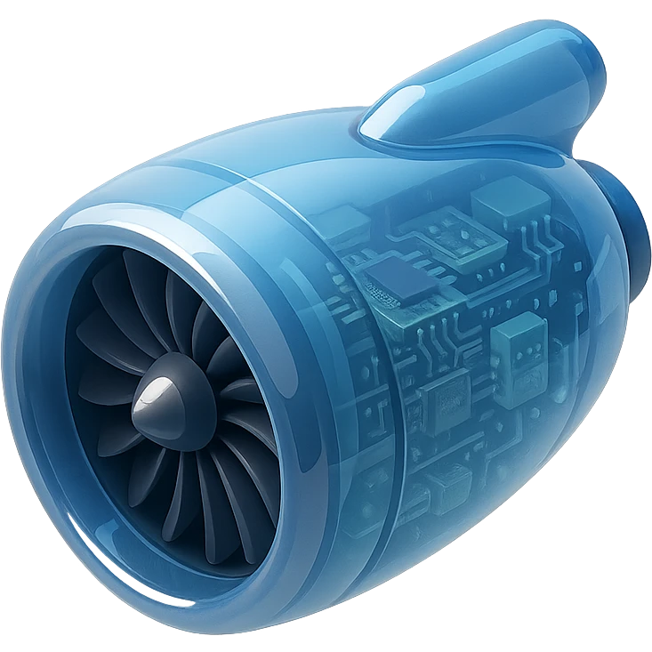 Jet B737 ENGINE emoji