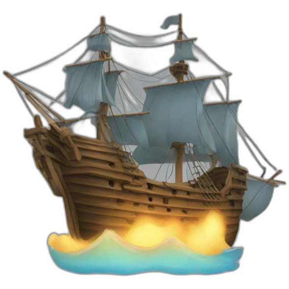 a galleon emoji