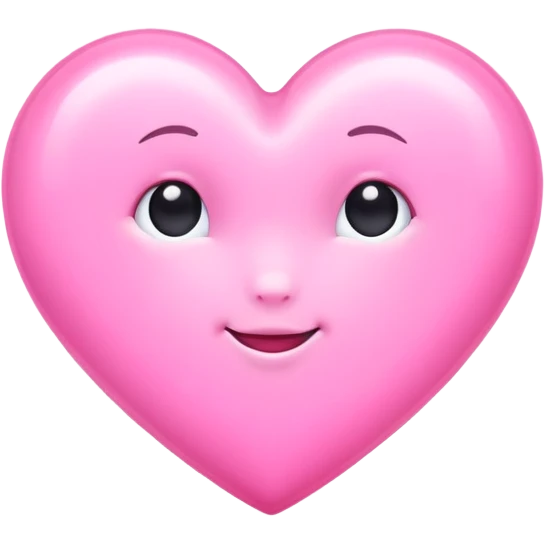 Baby pink heart emoji