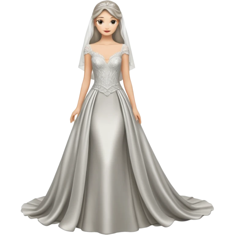 silver bridal emoji