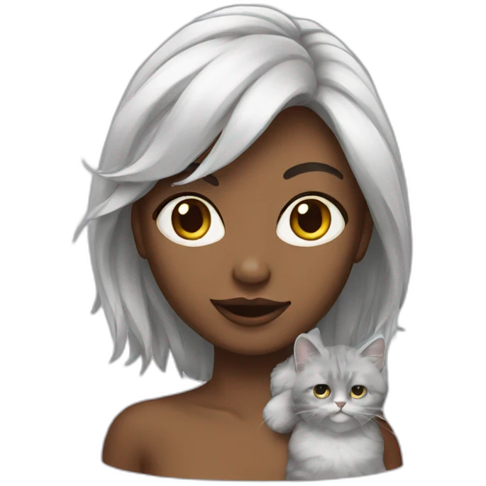 Chatte de femme emoji