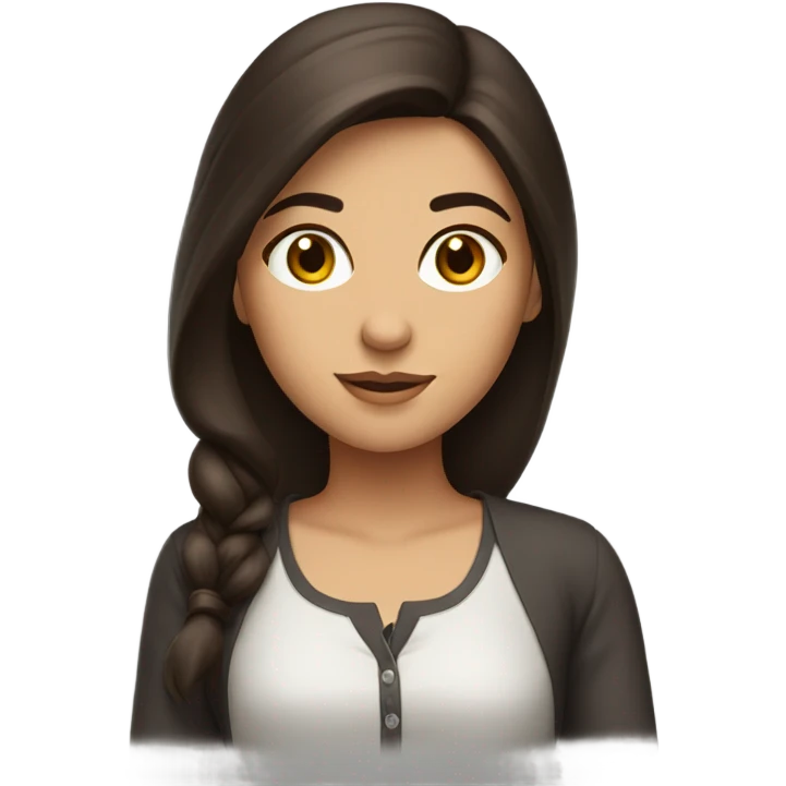 brunette turkish girl emoji