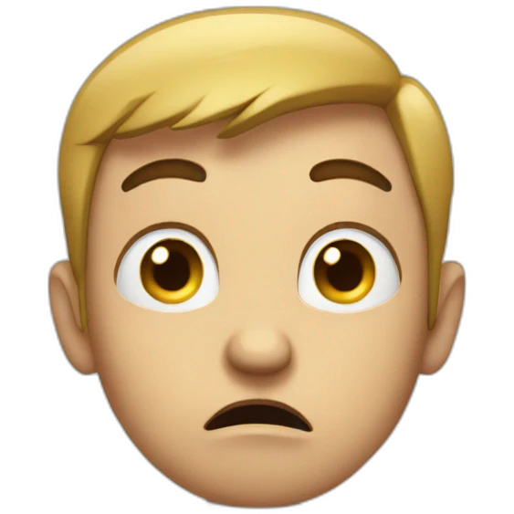 exasperated emoji