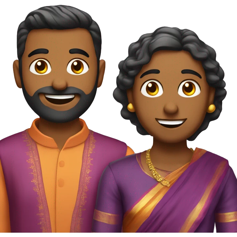 gujurati and keralan gay couple   emoji