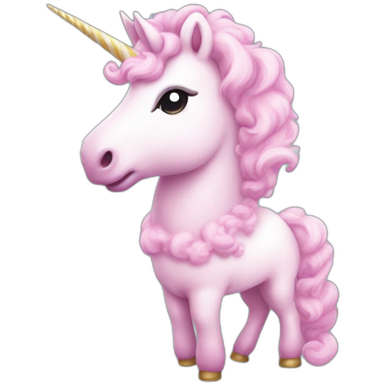 candy-floss unicorn emoji