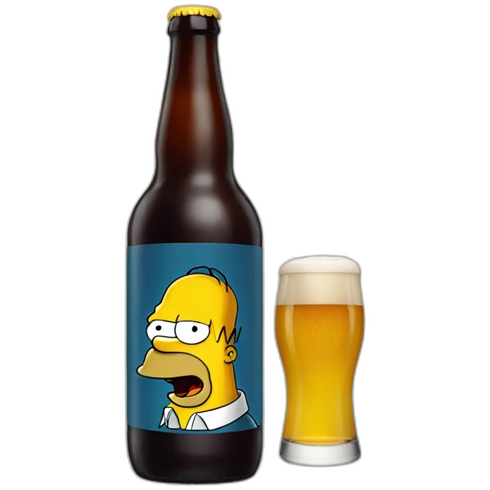 simpson bière  emoji