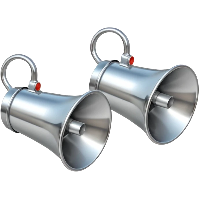 truck chrome air horns emoji