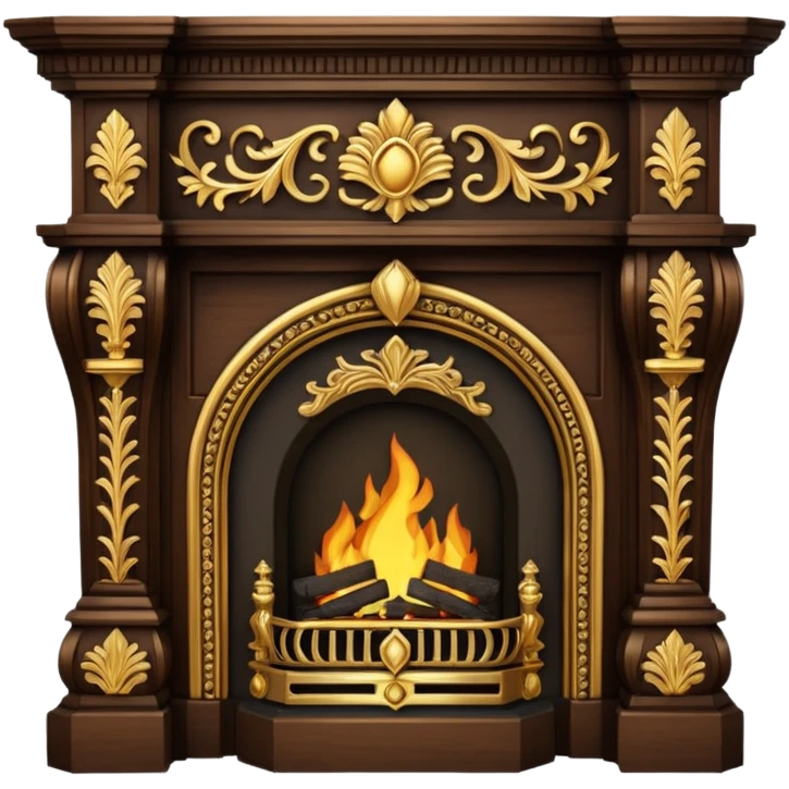 Victorian Ornate Fireplace emoji