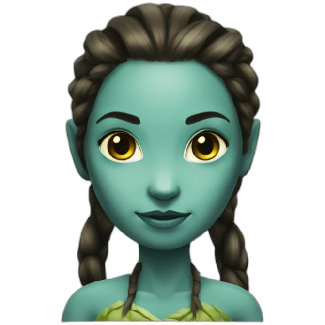 An Avatar Na'vi girl emoji