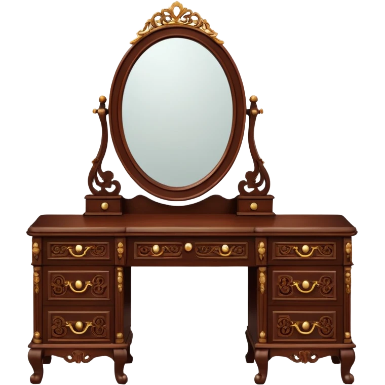 an old fashioned simple dressing table emoji