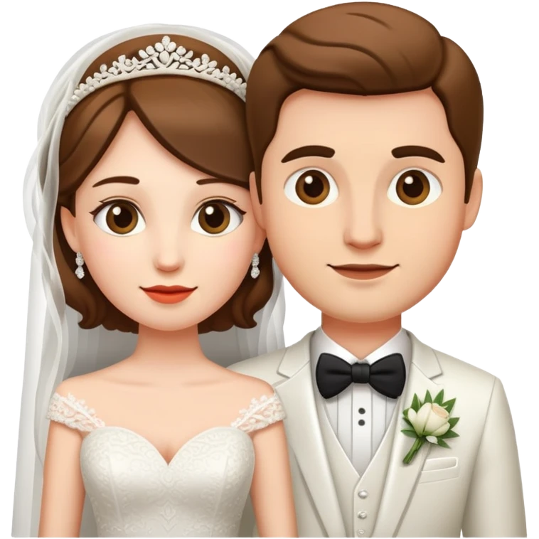 wedding couple, bride and groom emoji