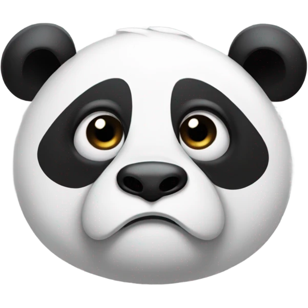 Sad panda  emoji