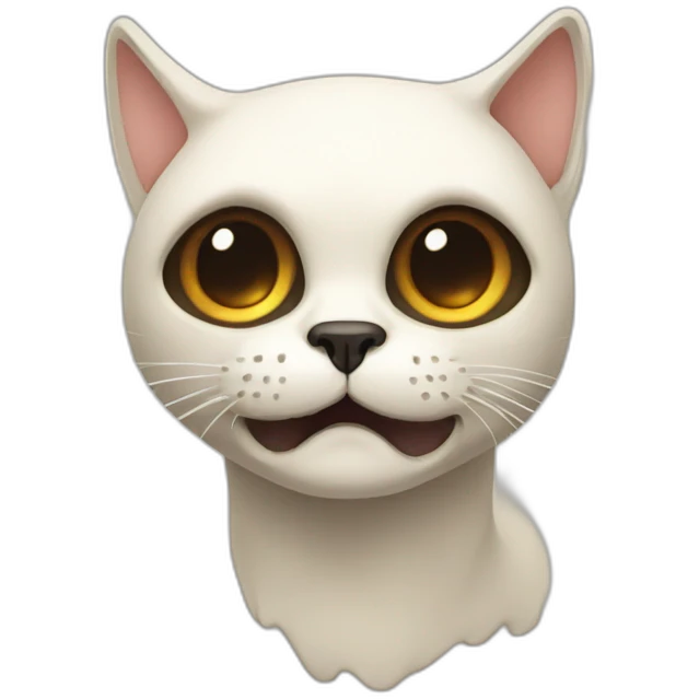 scull cat emoji