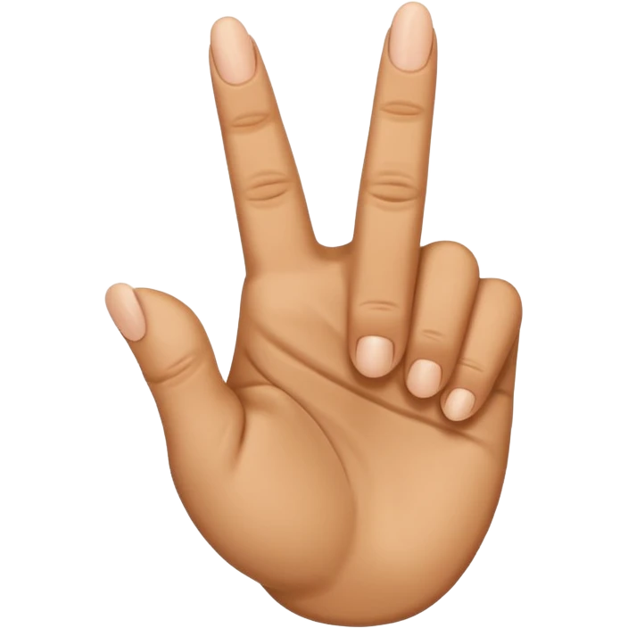 Smiling middle finger emoji