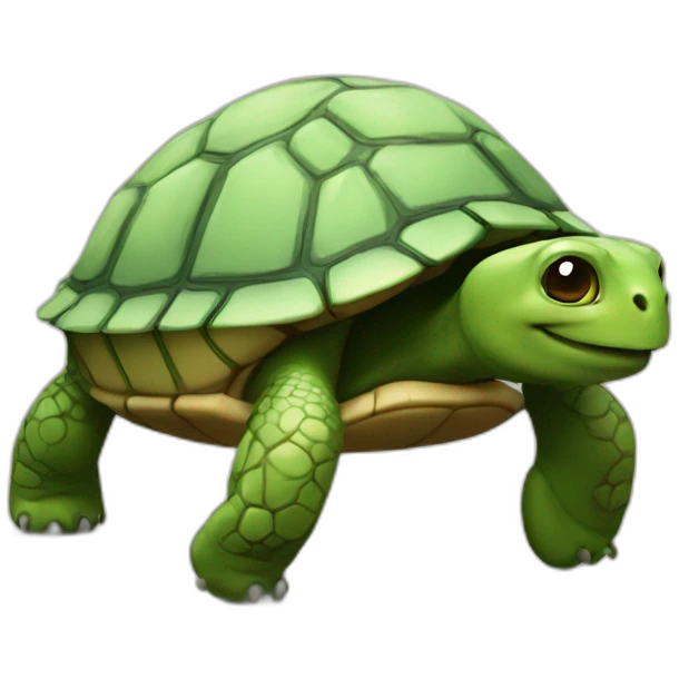 Chat sur tortue emoji