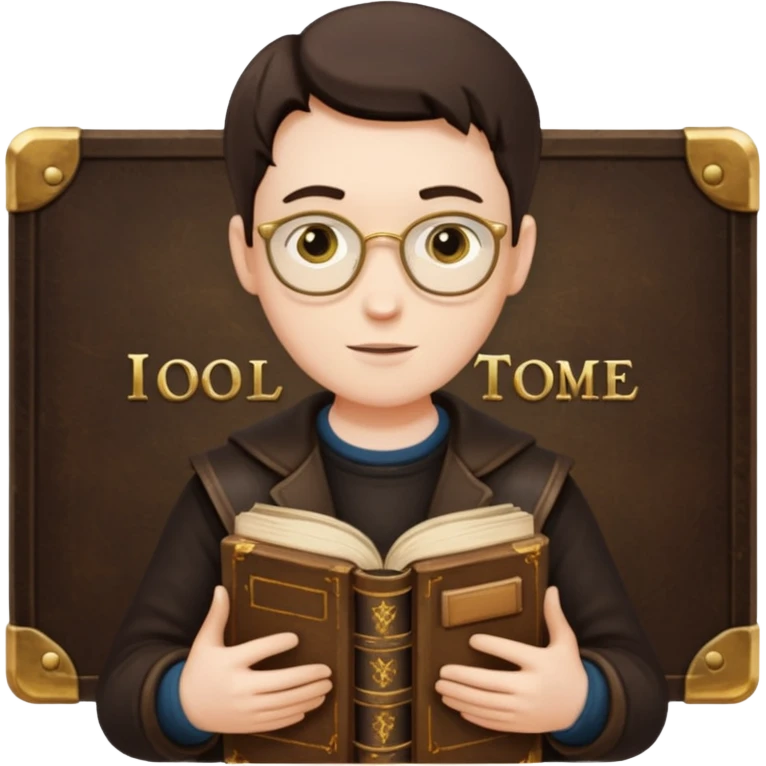 Book Collector + old tome emoji