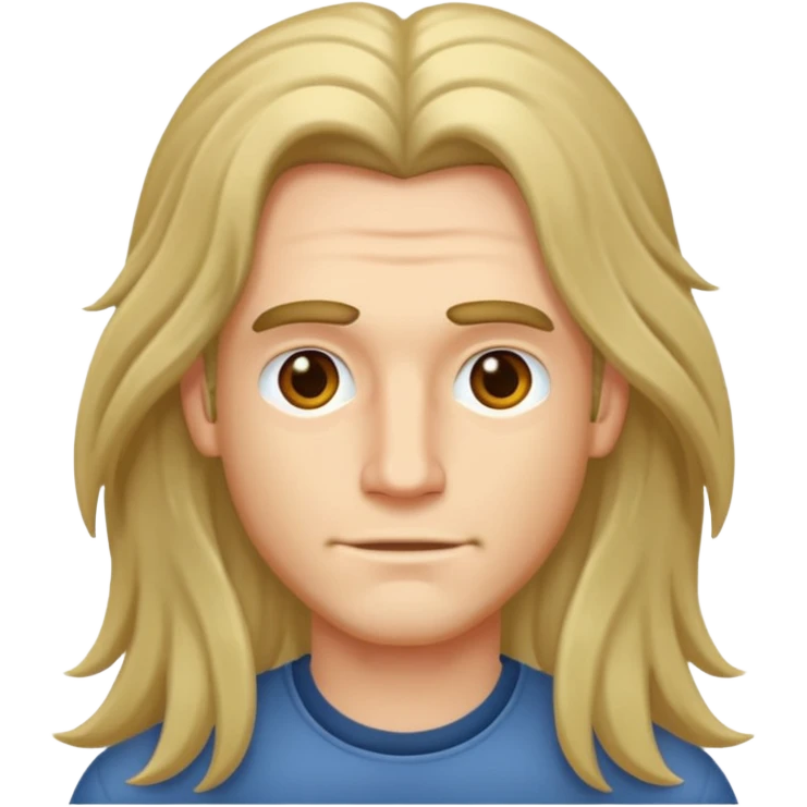 Dude Long hair emoji