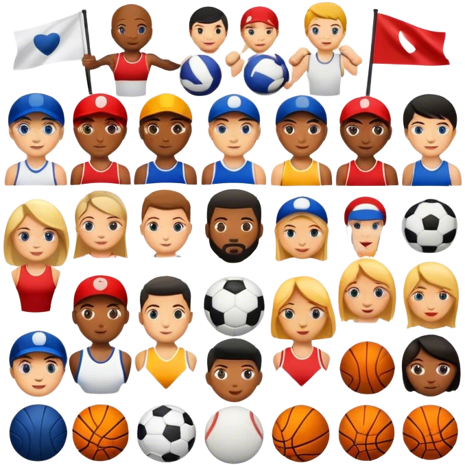 Спортивные эмодзи  emoji