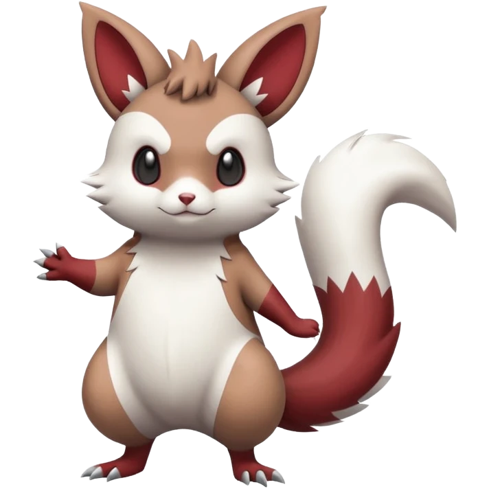 Furret-Minccino-Zangoose-Hybrid (Full body) emoji