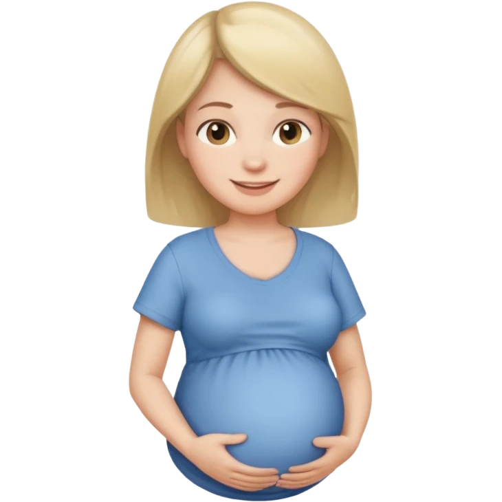 pregnant woman whit a shirt that’s says boy emoji
