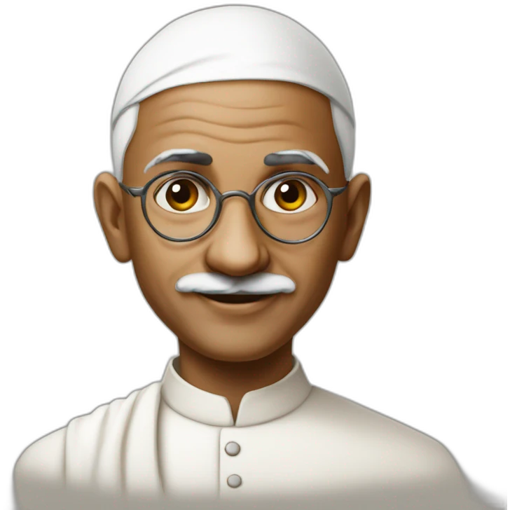 Gen z gandhi profile picture  emoji