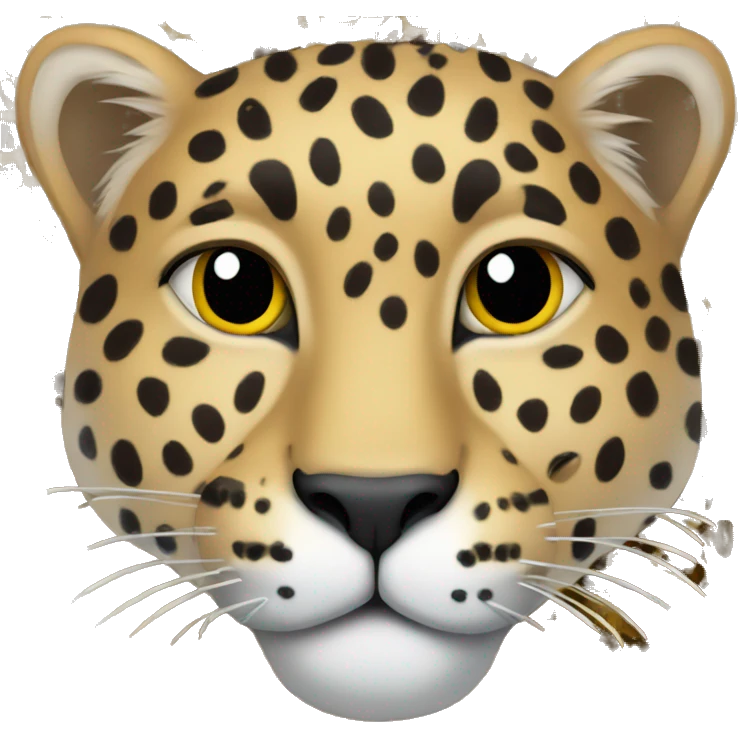Leopard heart emoji