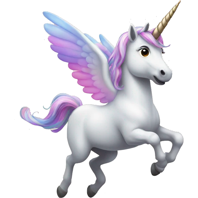 unicorn flying emoji