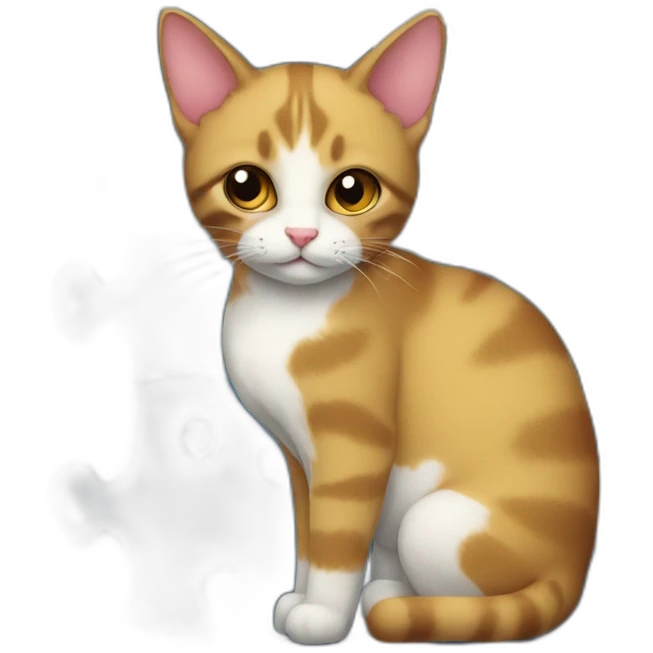 Jigsaw cat emoji