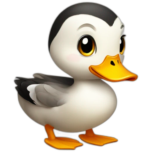 Cute duck emoji