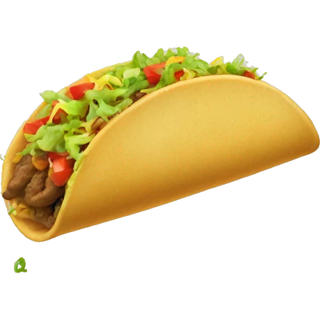 Farting taco emoji