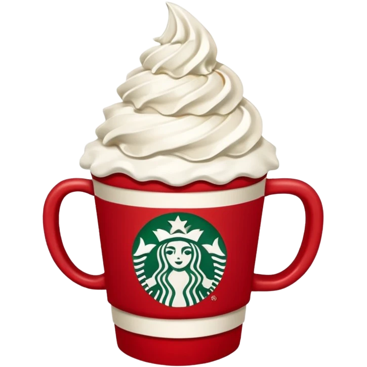  Christmas Starbucks coffee emoji