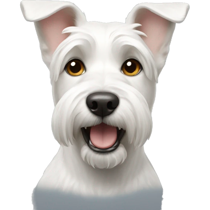 Whiteterrier dog emoji