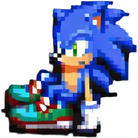 red and white Sonic the Hedgehog shoes emoji