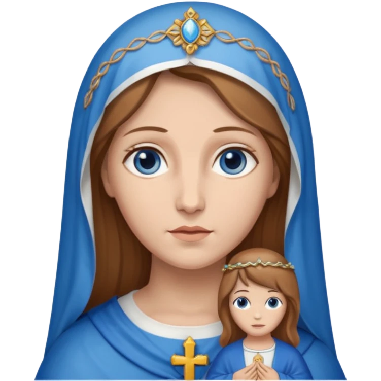 Our lady coredemptorix, holy Mary emoji