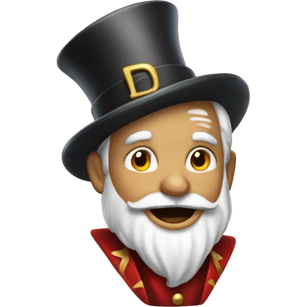 Santa claus magician emoji