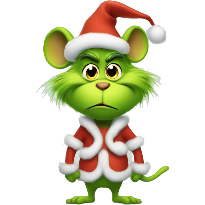 Grinch mouse emoji