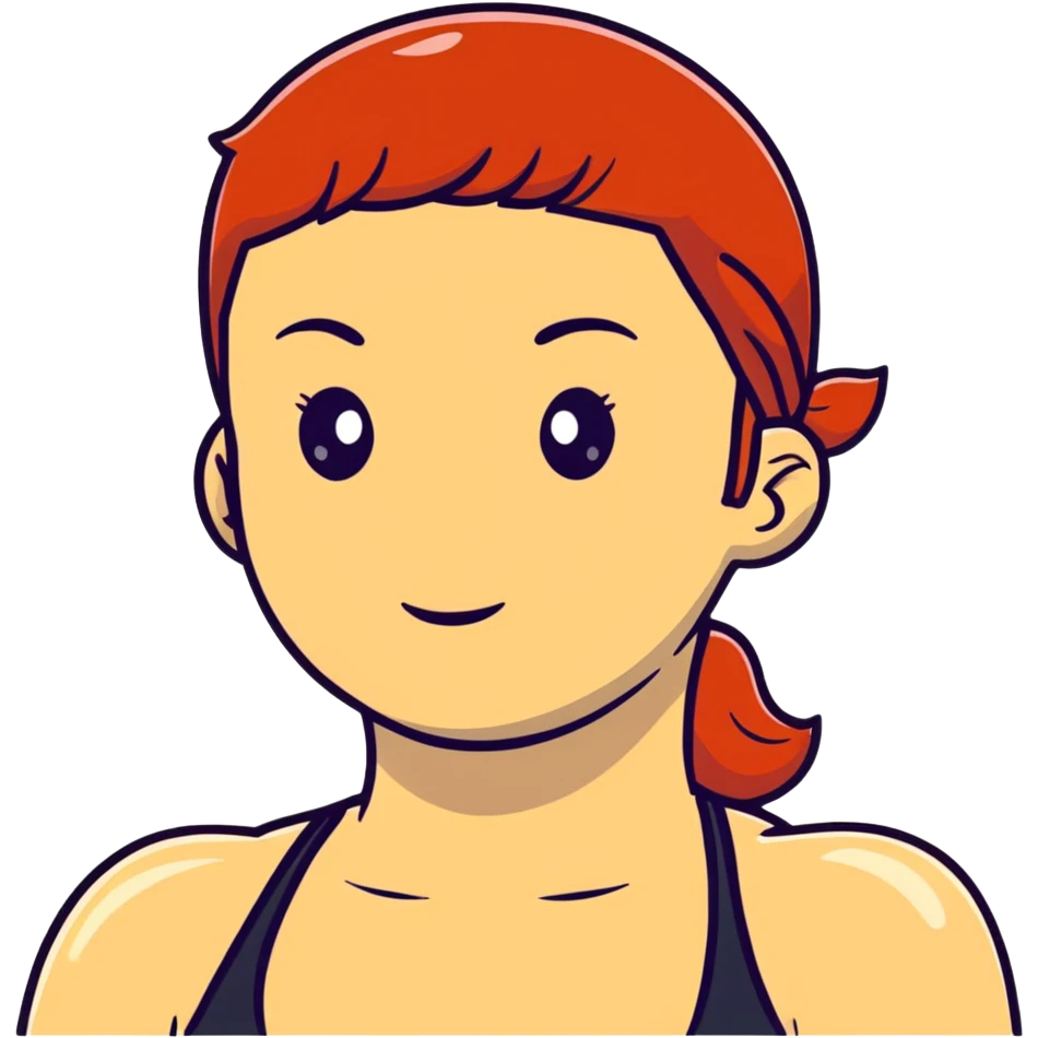 22-year-old redheaded girl athlete swimmer emoji