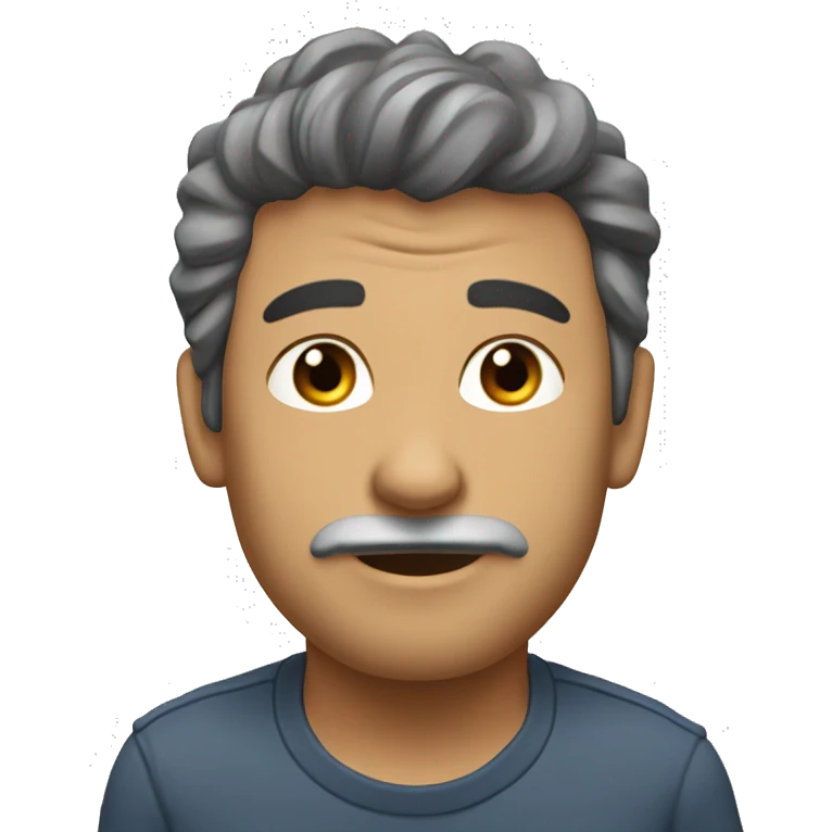 Мопс улыбается emoji