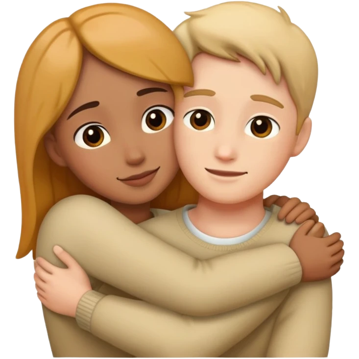 Hug with love  emoji